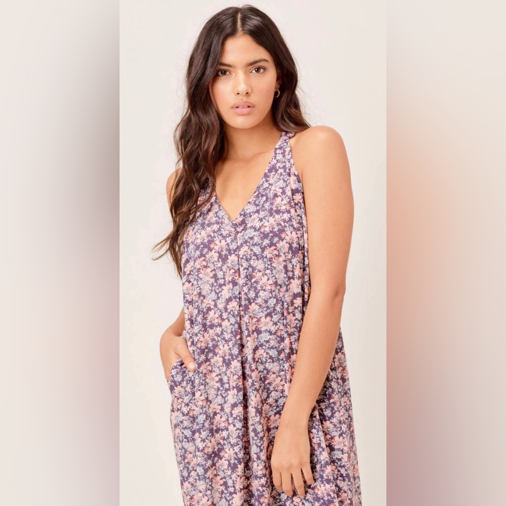 LOVESTITCH Sanni Spring Floral Maxi Dress Size M